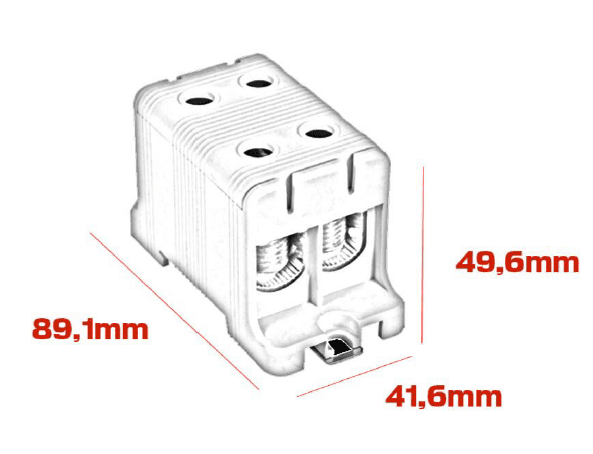 Listwa zaciskowa - Model FJ-E95/2 （szary）