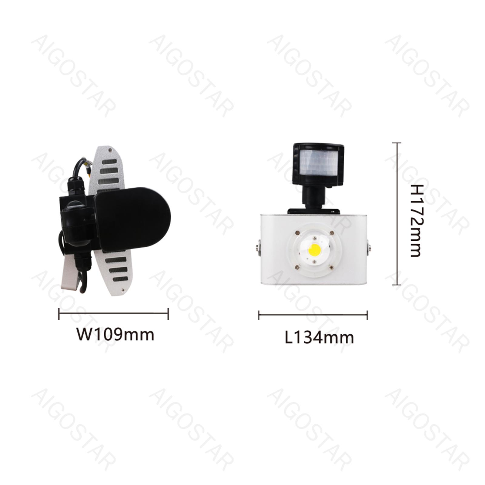 LED sensor floodlight 10W 850lm 4000K IP65