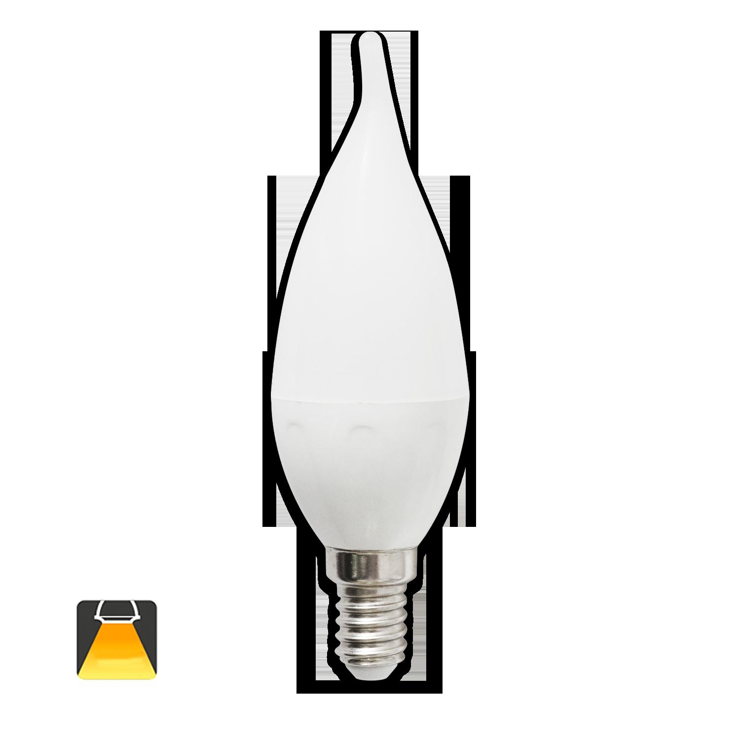 LED E14 CL37 4W Ciepłe światło