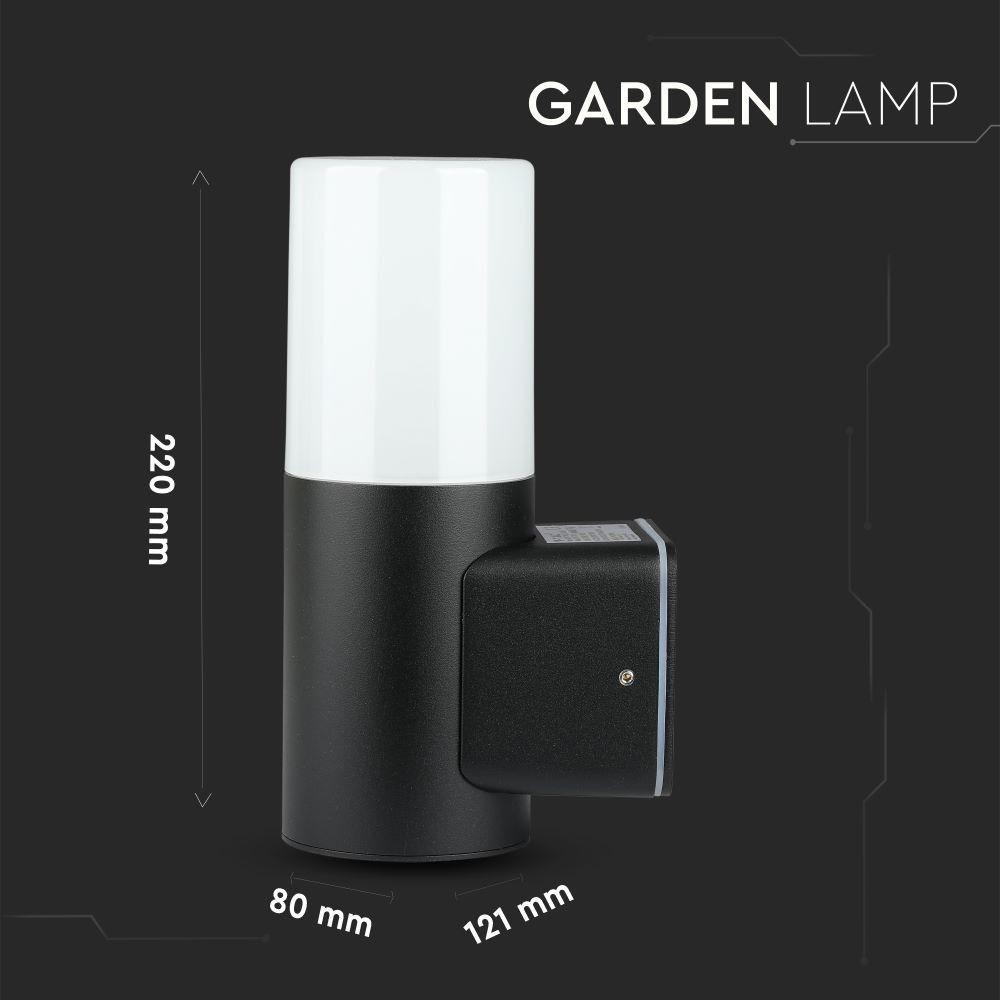 VT-7616 GU10 GARDEN LAMP,ALUMINIUM BODY -BLACK IP54