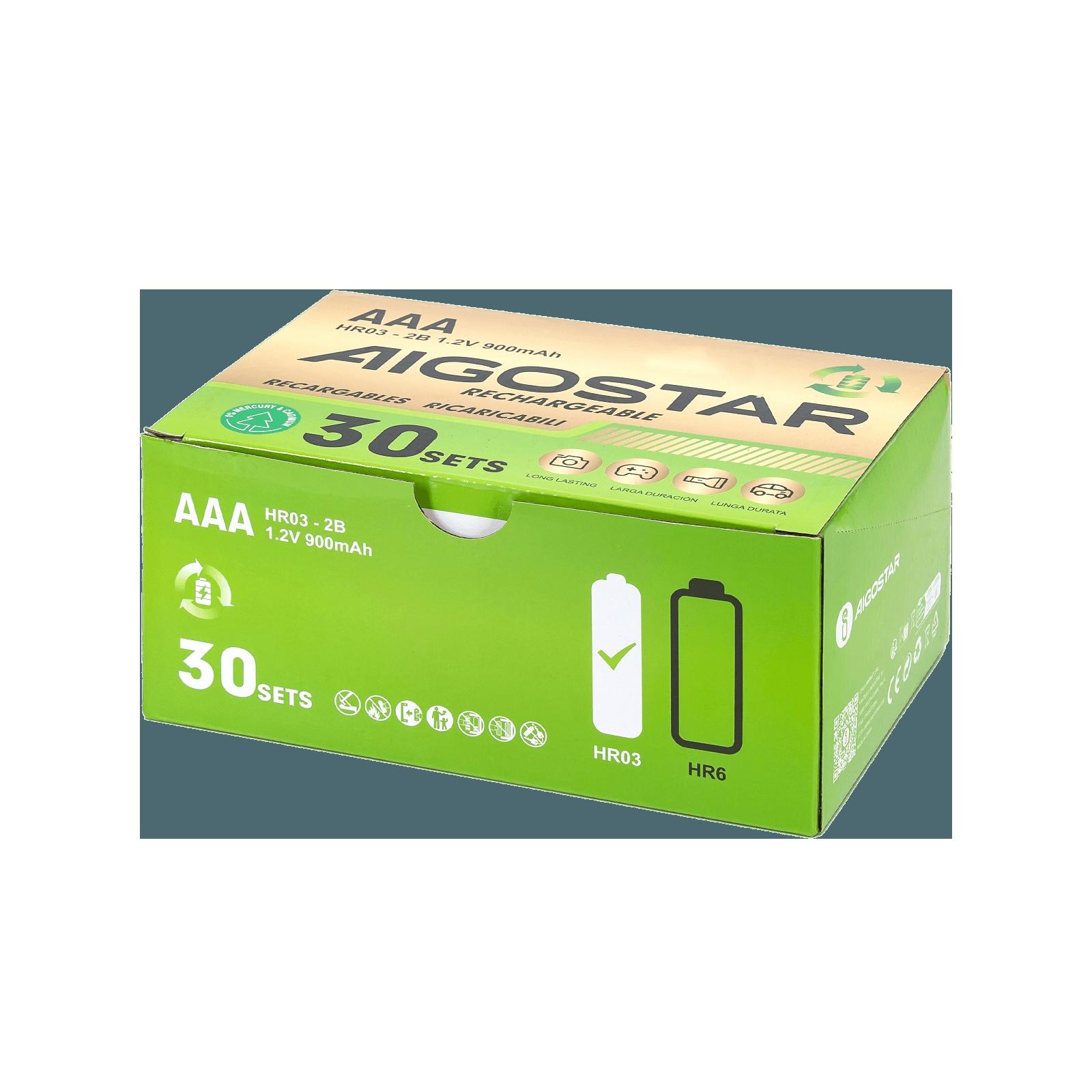 Rechargeable batteries AAA 900mAH 1.2V 2pcs