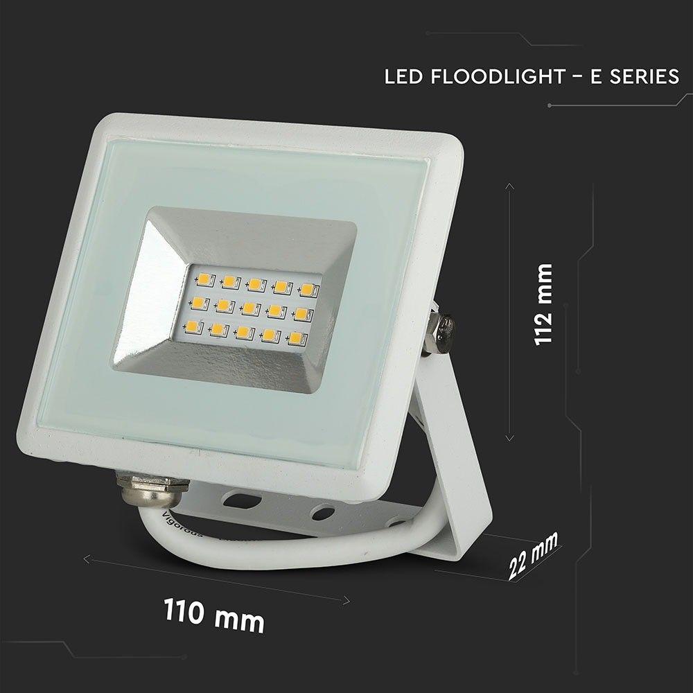 VT-4011 10W SMD FLOODLIGHTS 3000K WHITE BODY