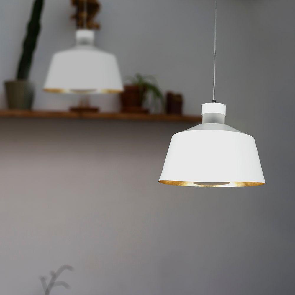 VT-7444 7W LED PENDANT LIGHT(ACRYLIC)-WHITE LAMPSHADE 3000K