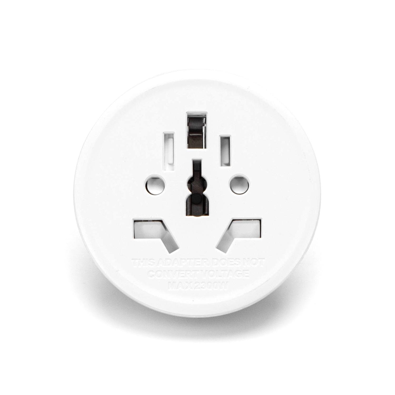 One-to-multi Travel Adaptor (German plug) 10A White