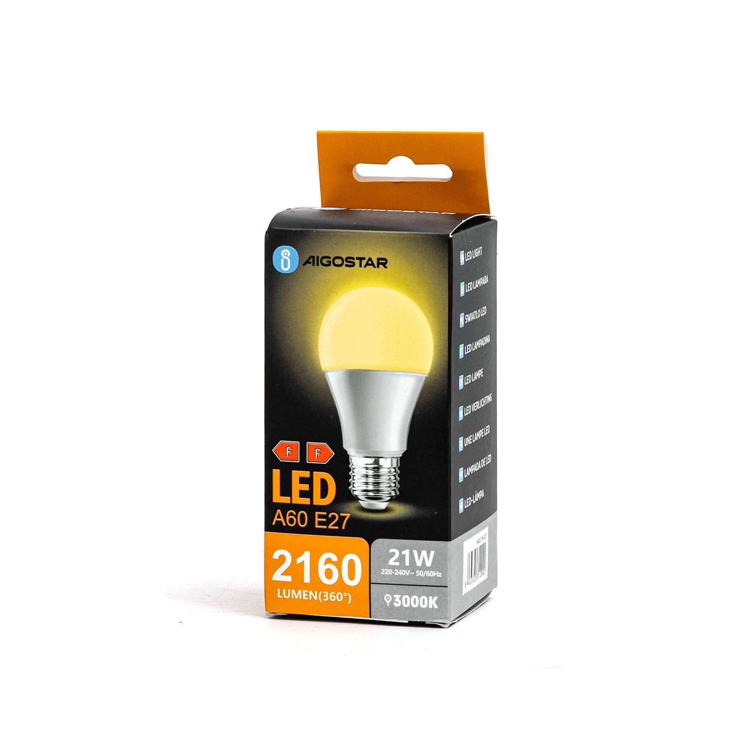 LED E27 A60 21W