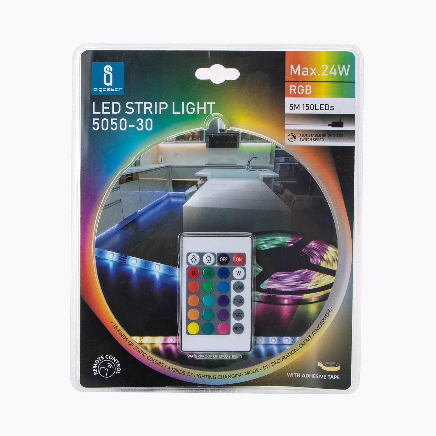 LED Low-voltage Strip Light 5m RGB