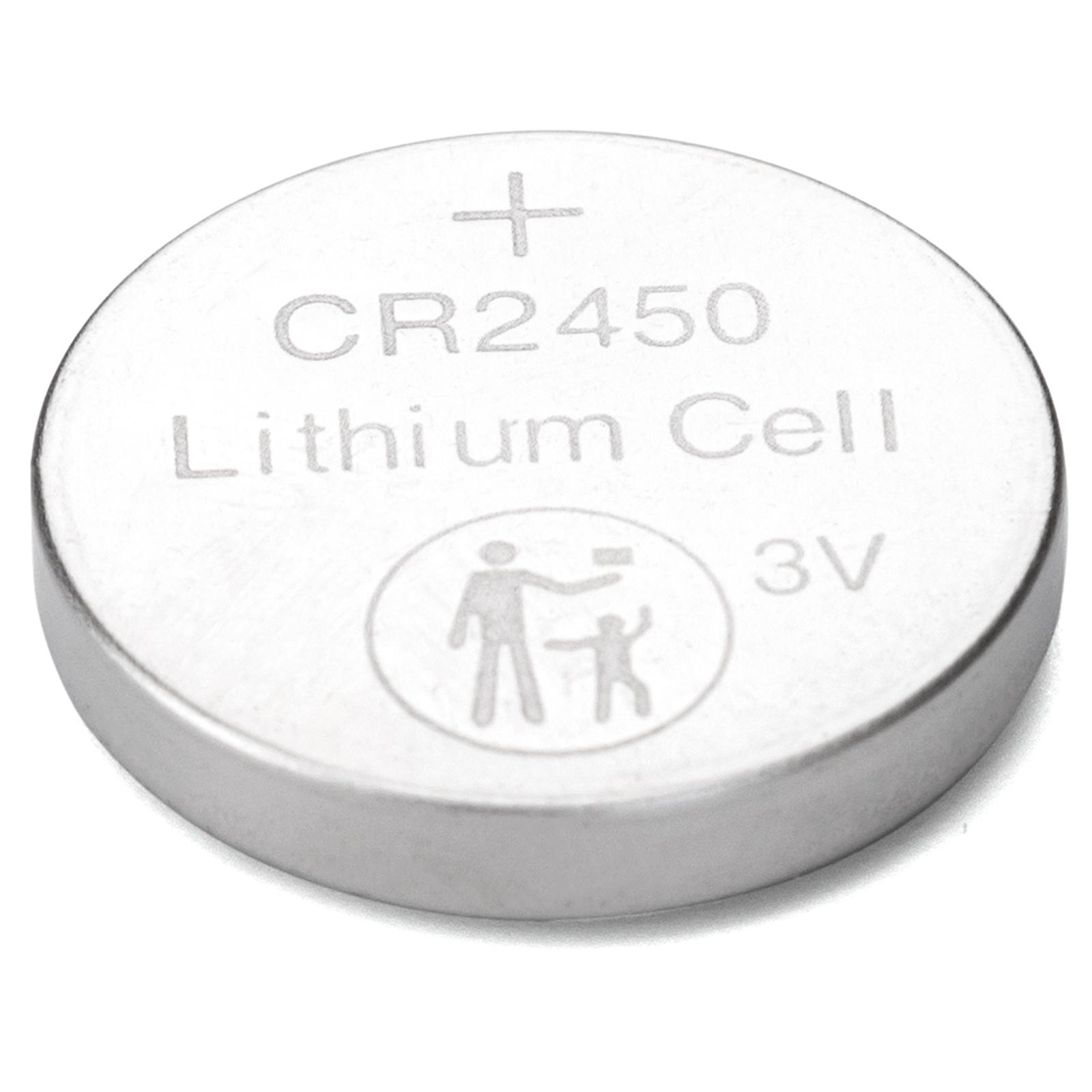 Coin cell batteries CR2450 3.0V 2pcs