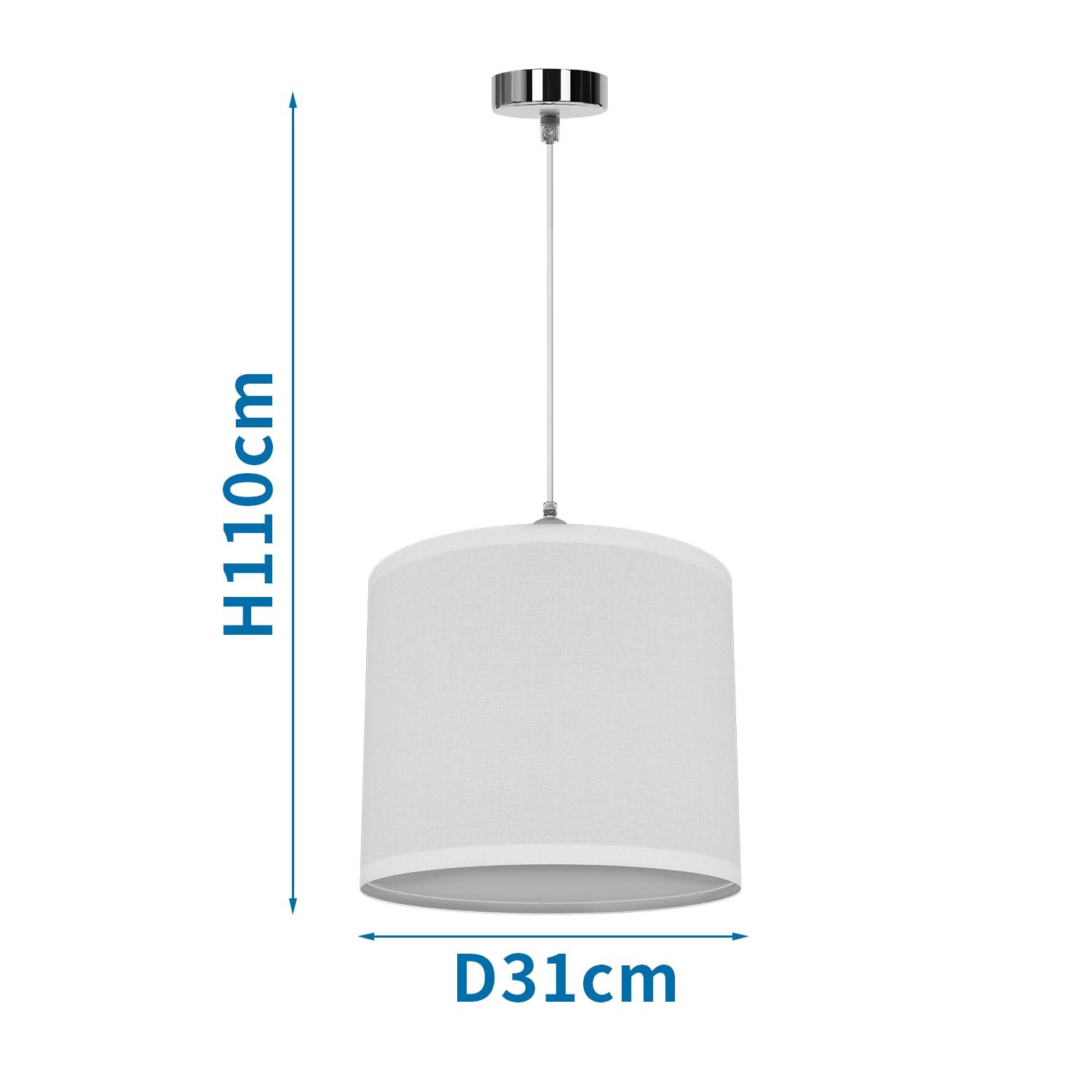 Pendant light ( Iron & fabric )