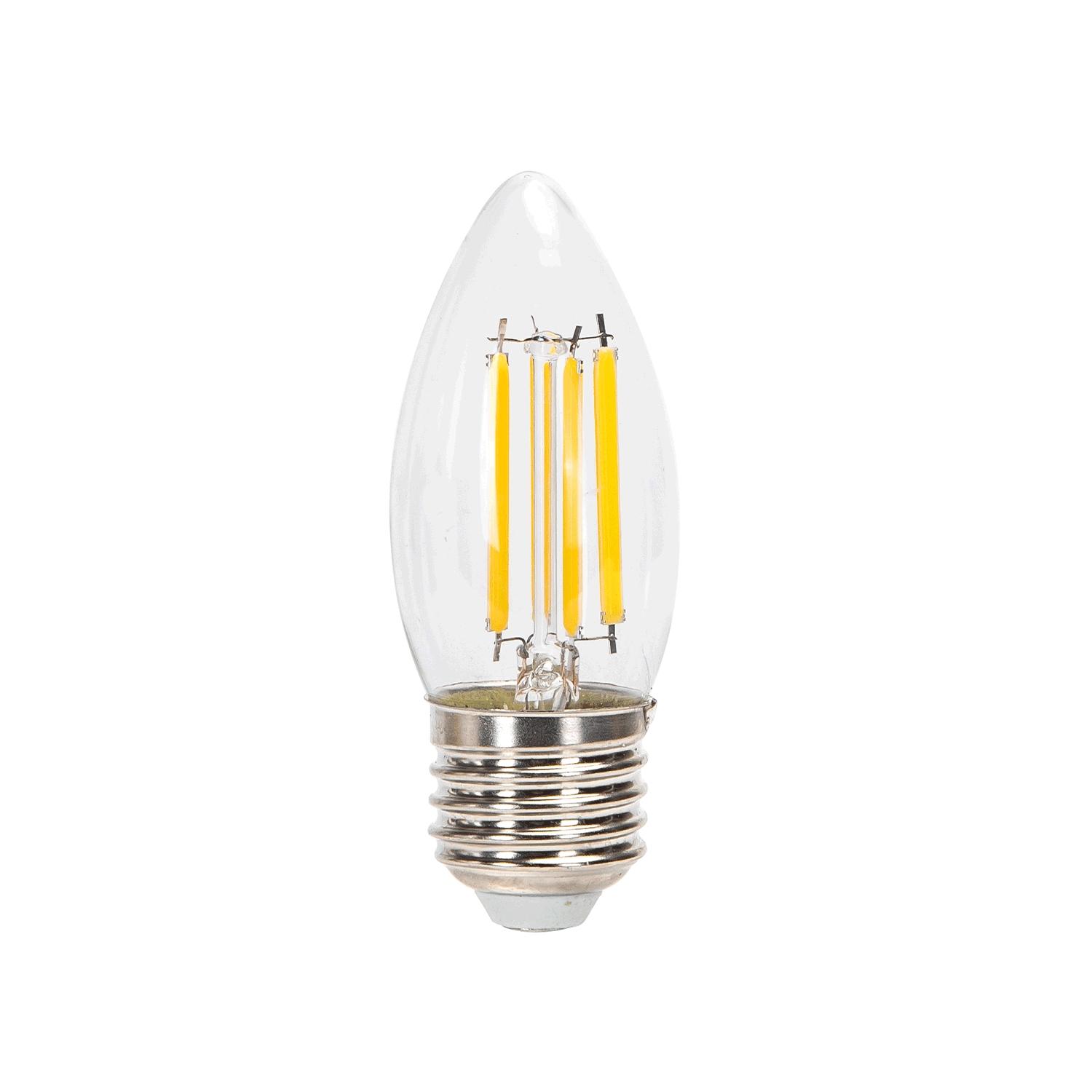 Żarówka LED Filament (Przezroczysta) C35 E27 8W