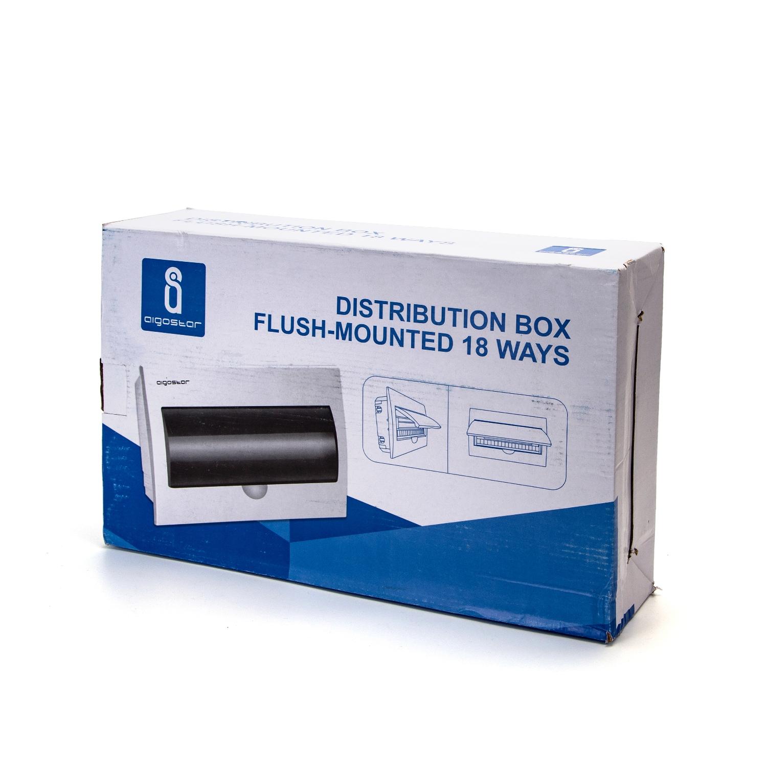 Distribution Box Flush-mounted 18 Ways White