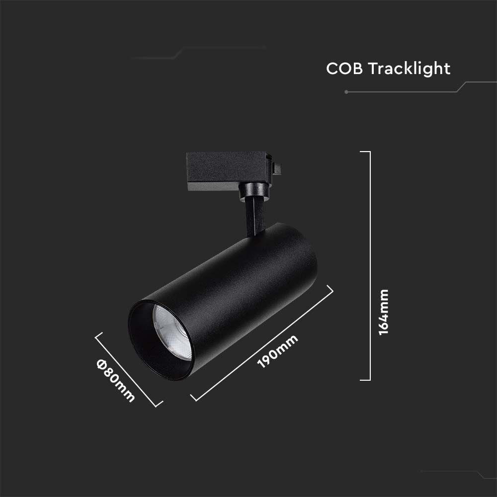 35W TrackLight LED COB, Chip SAMSUNG, Barwa: 4000K , VTAC, SKU 20486