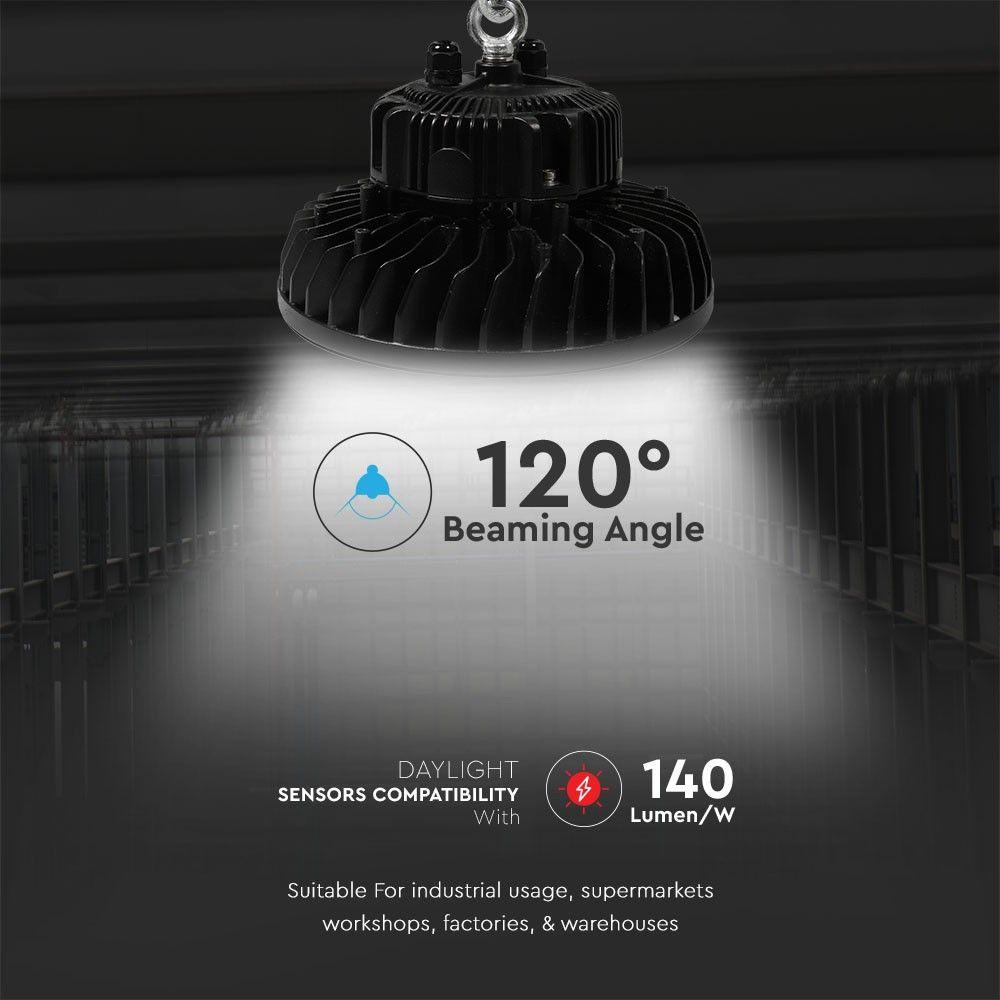 150W HIGHBAY, Zasilacz MEANWELL, Chip SAMSUNG, Barwa:4000K, Skuteczność: 140lm/W, Sterowanie 1-10V, VTAC, SKU 55811