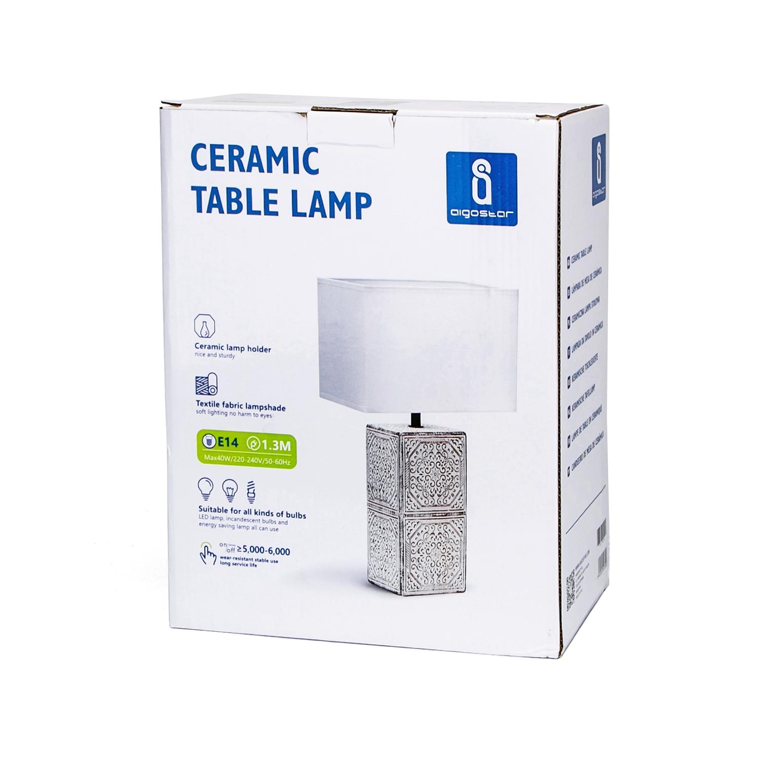 Ceramic Table Lamp (Without Light Source) E14