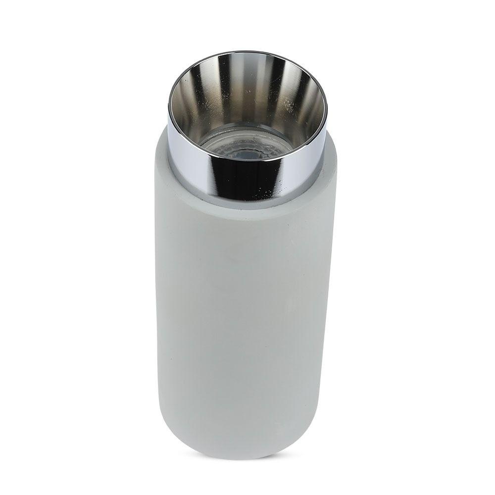 VT-865 GU10 GREY CONCRETE - GYPSUM SURFACE METAL FITTING WITH CHROME BOTTOM