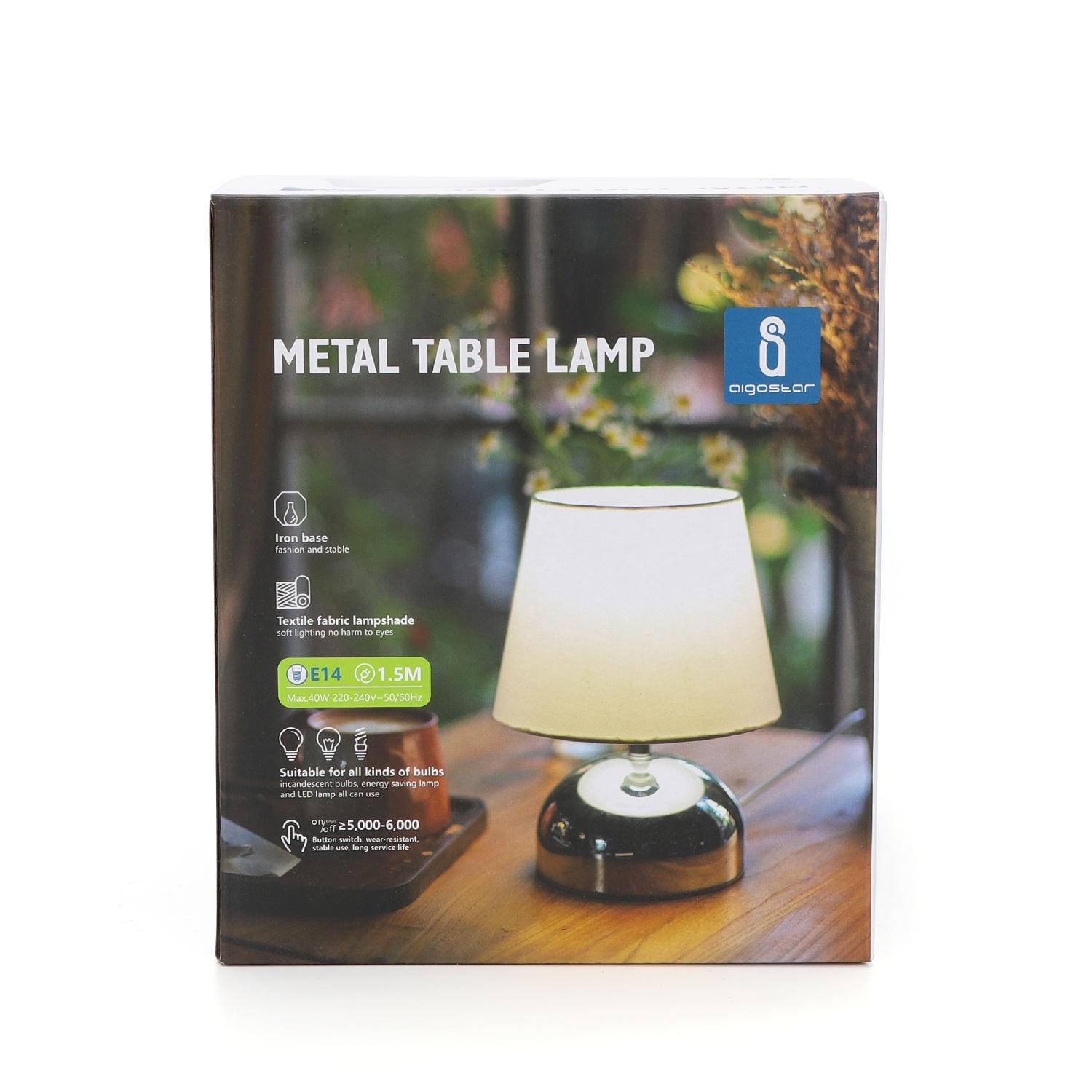 Metal Table Lamp (Without Light Source) E14