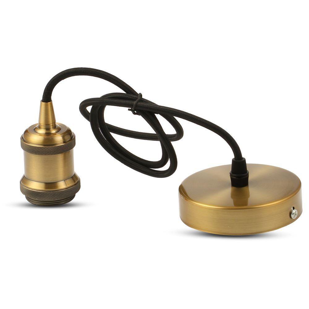 VT-7555 METAL PENDANT LIGHT-E27 HOLDER- BROWN BRONZE