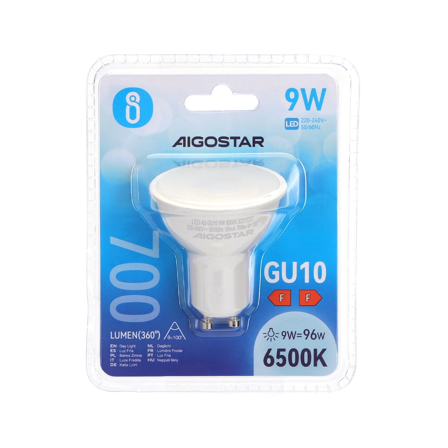 LED GU10 9W