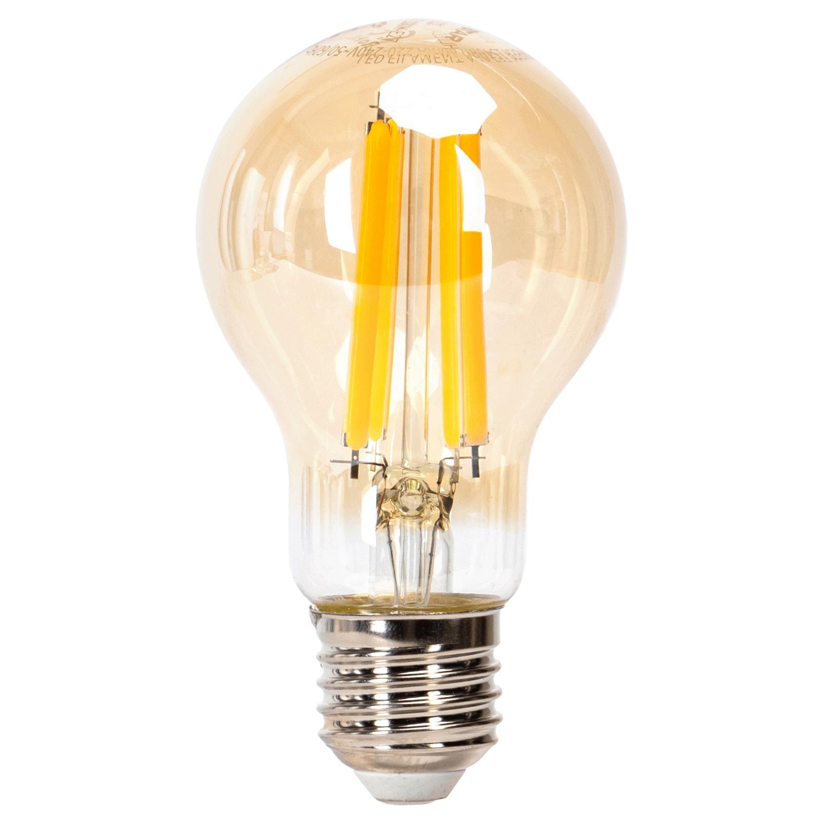 Żarówka LED Filament (Bursztynowa) A60 E27 14W