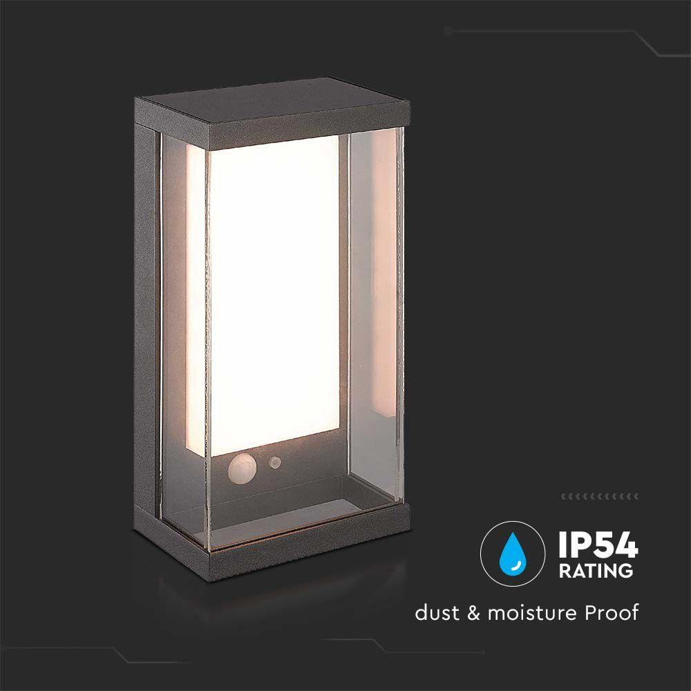 VT-1193 1W SMD GARDEN WALL LIGHT 3000K DARK GREY BODY IP65