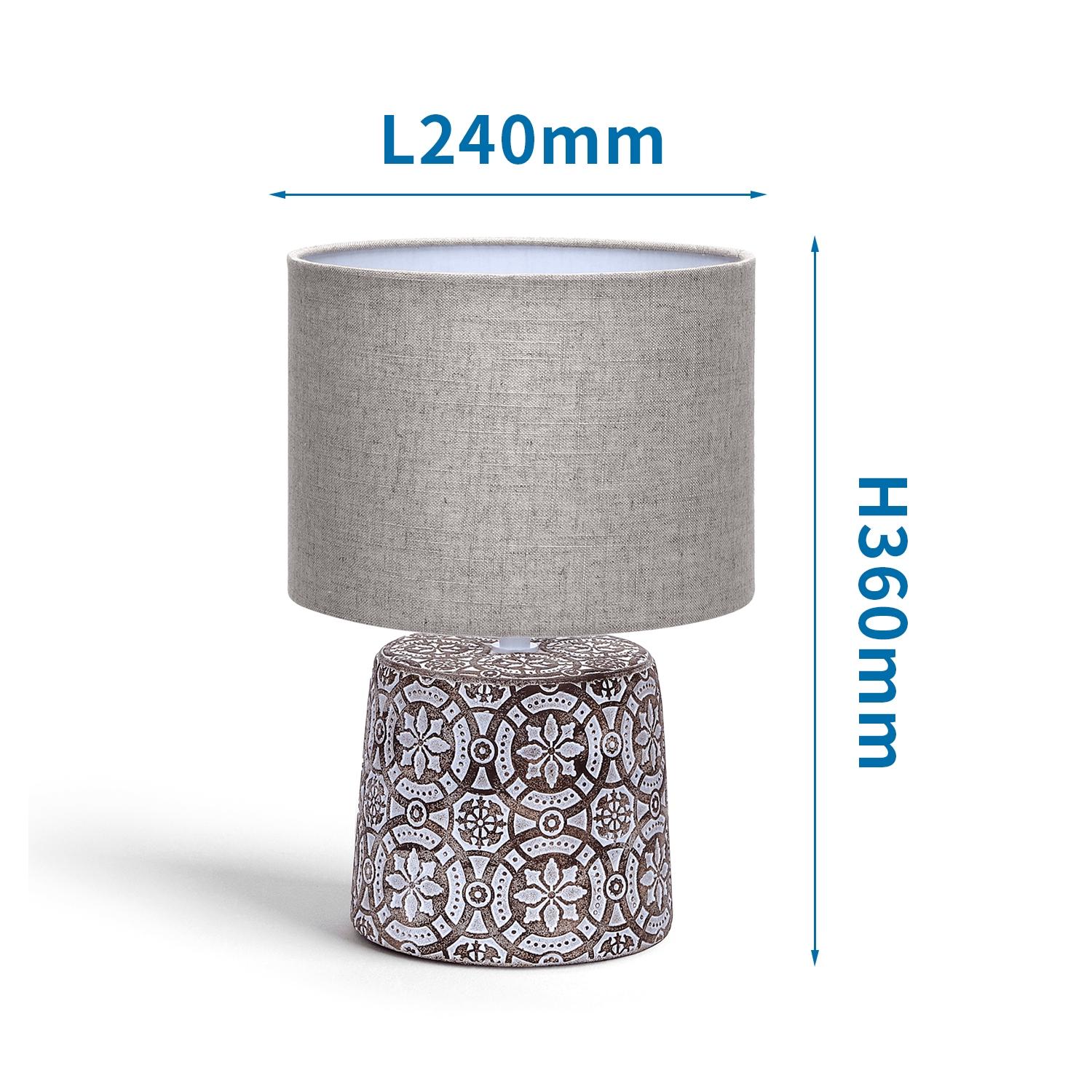 Ceramic Table Lamp (Without Light Source) E14