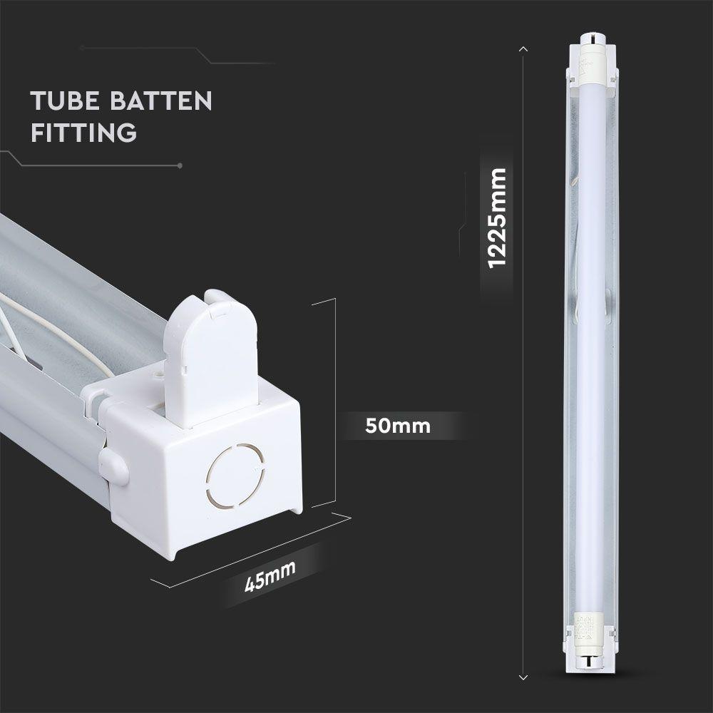 VT-12020 LED TUBE FITTINGS 120CM BATTEN FITTING IP20