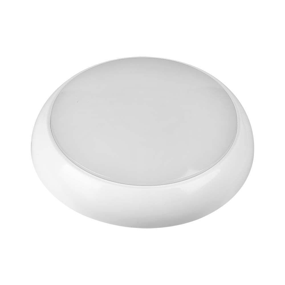 15W Plafon LED z czujnikiem mikrofalowym/ Chip SAMSUNG, Barwa:6400K    , VTAC, SKU 21805