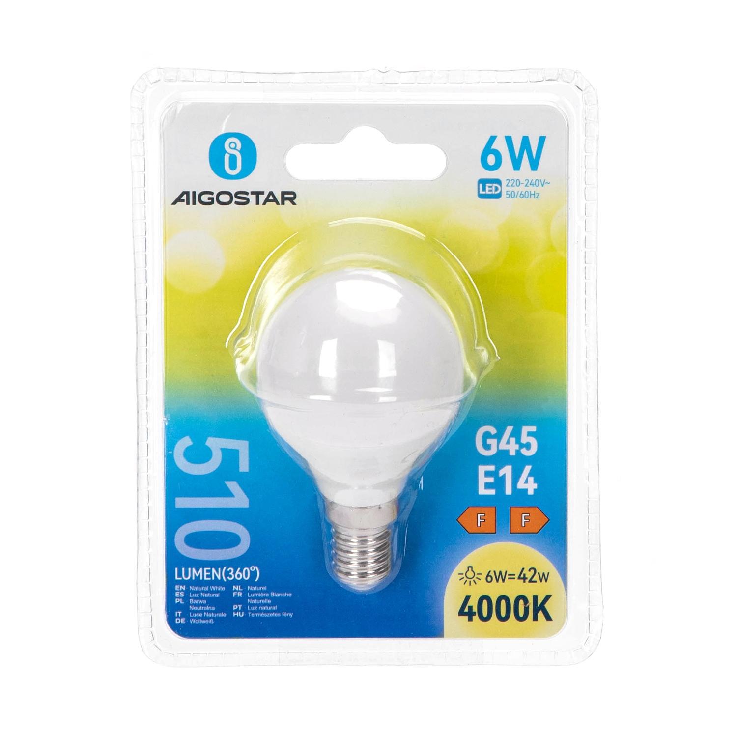 LED E14 6W G45