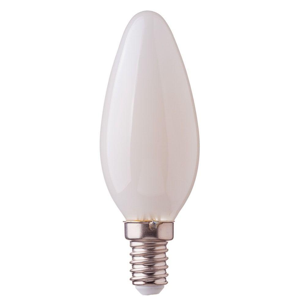 4W Żarówka LED Filament, Klosz: Mleczny, Barwa:6400K, Trzonek:E14, VTAC, SKU 71031