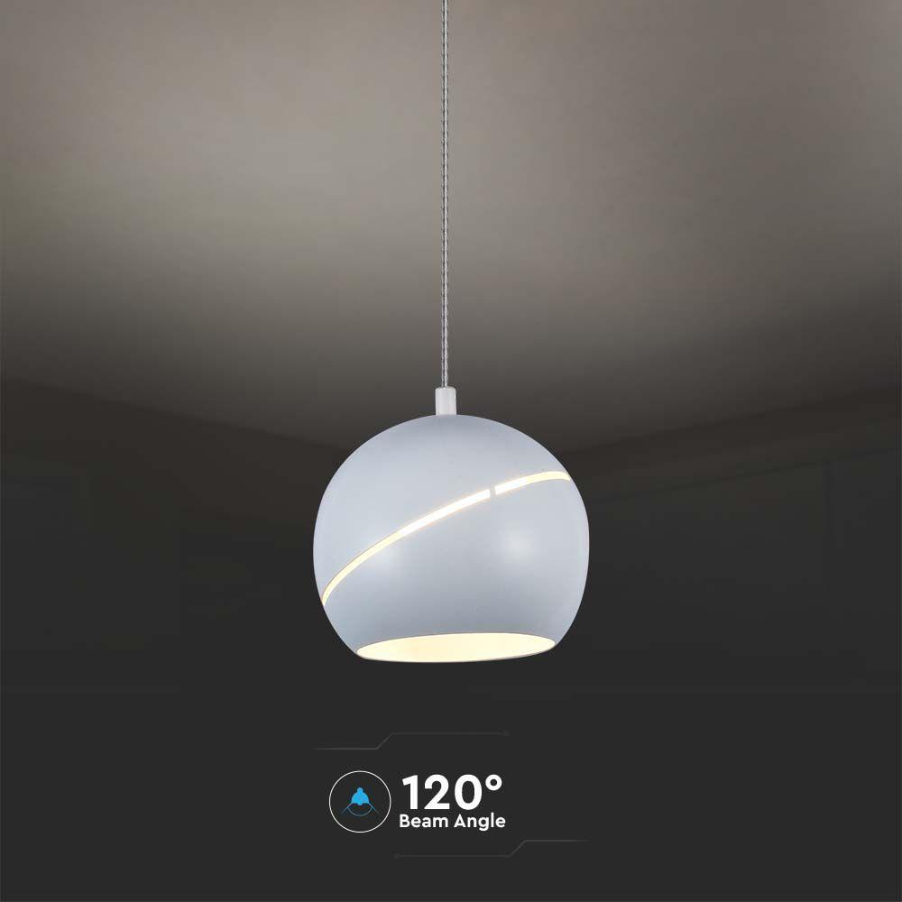 VT-7797 LED HANGING LAMP D:120 ADJUSTABLE WIRE & TOUCH LIGHT ON/OFF 3000K WHITE BODY