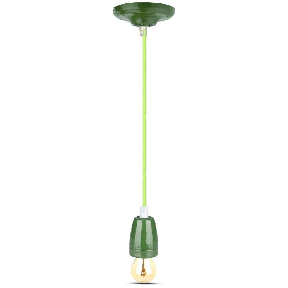 VT-7998 HIGH FREQUENCY PORCELAIN LAMP E27 HOLDER-GREEN