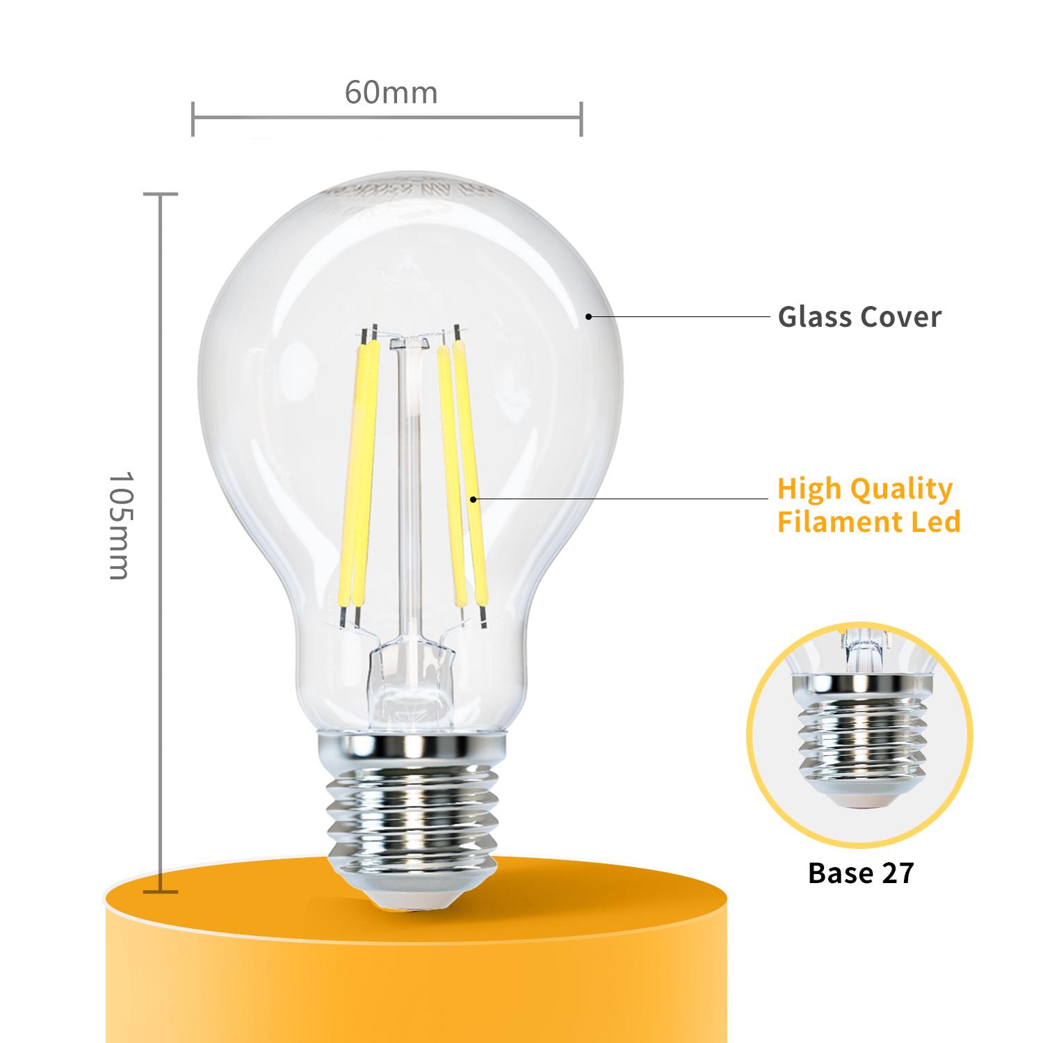 LED filament lamp A60