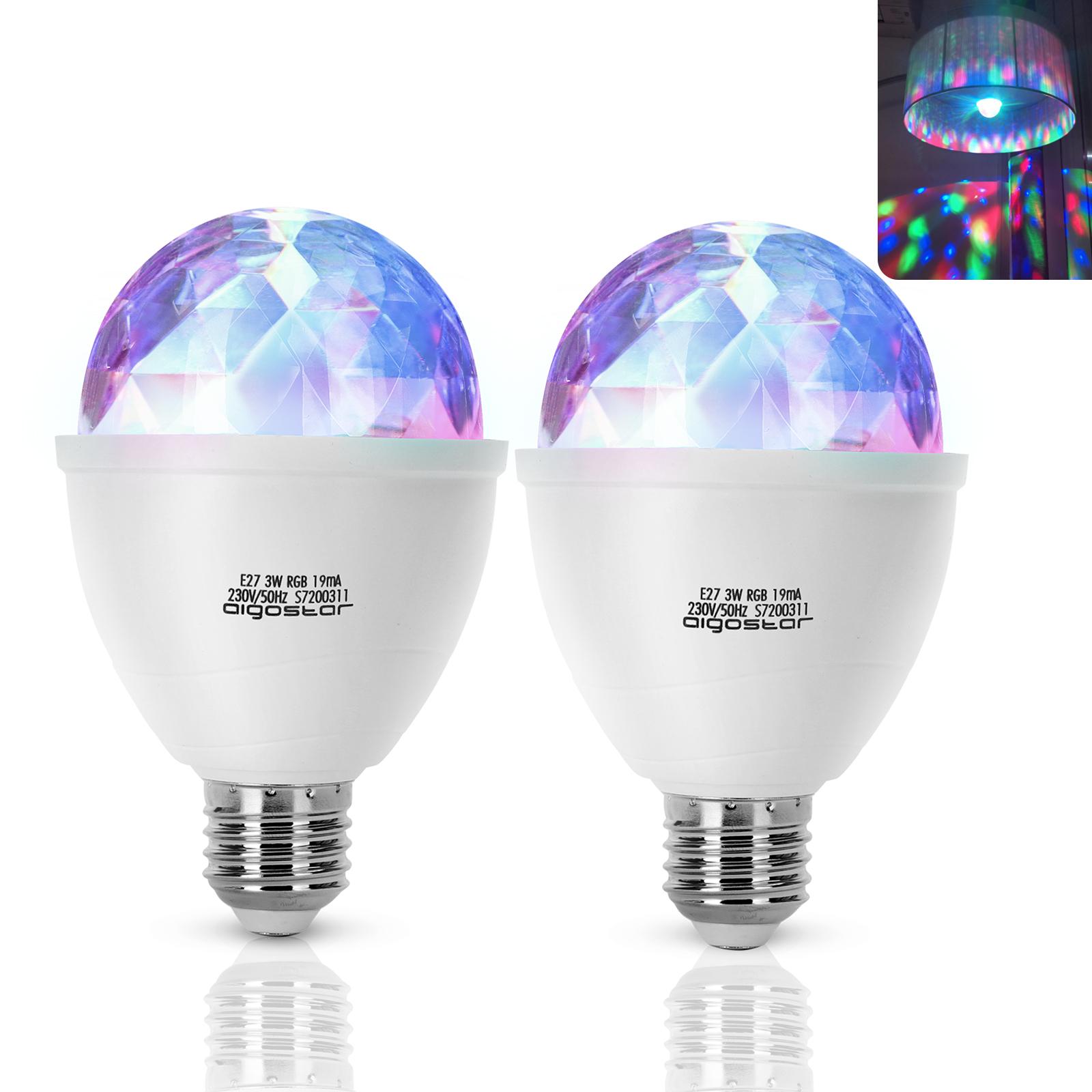 LED Party Light E27 3W RGB