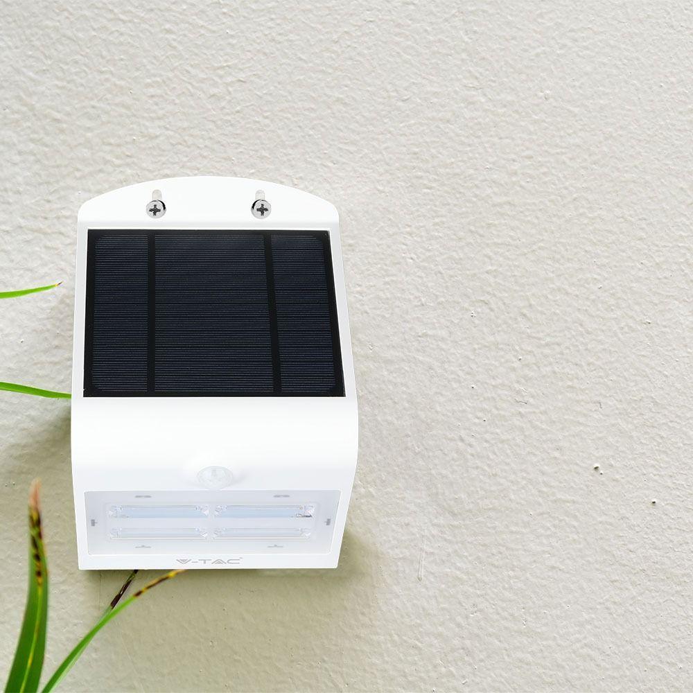 VT-768 3W LED SOLAR WALL LIGHT 4000K+3000K-WHITE+BLACK