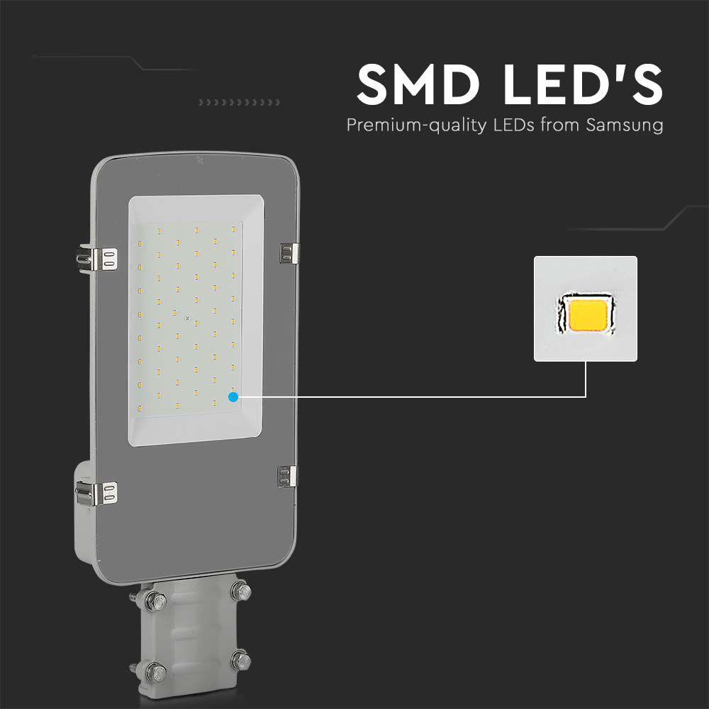 VT-30ST-N 30W LED STREETLIGHT SAMSUNG CHIP 4000K GREY BODY