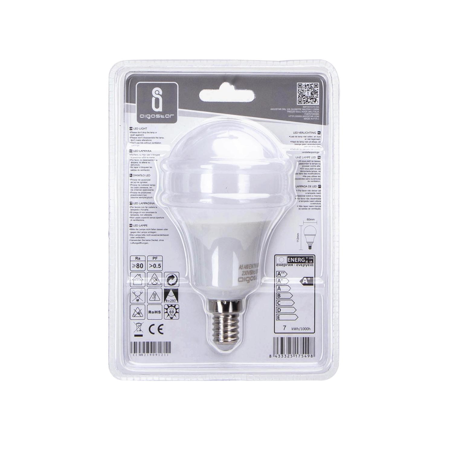 LED E14 7W A60 ( general bulb )