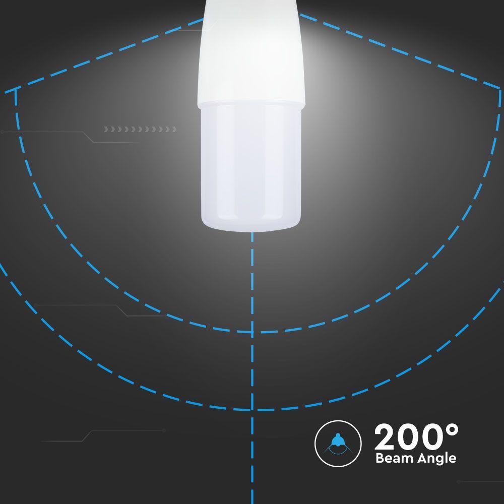 VT-248 7.5W T37 PLASTIC BULB SAMSUNG CHIP 6500K E14