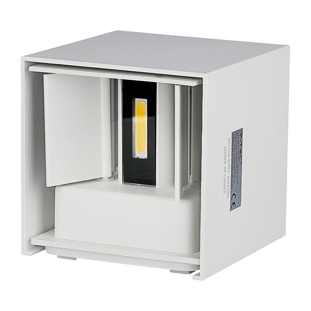 VT-759 6W LED UP-DOWN WALL LIGHT WITH BRIDGELUX CHIP 3000k WHITE-SQUARE