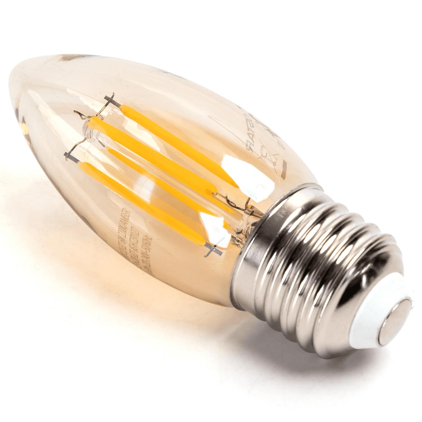 Żarówka LED Filament (Bursztynowa) C35 E27 6W