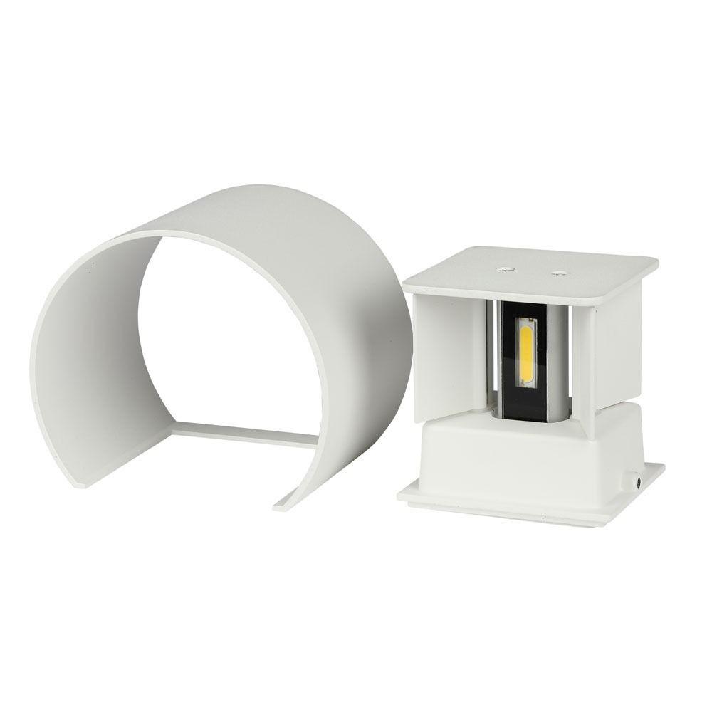 VT-756 6W LED UP-DOWN WALL LIGHT WITH BRIDGELUX CHIP 4000K WHITE ROUND