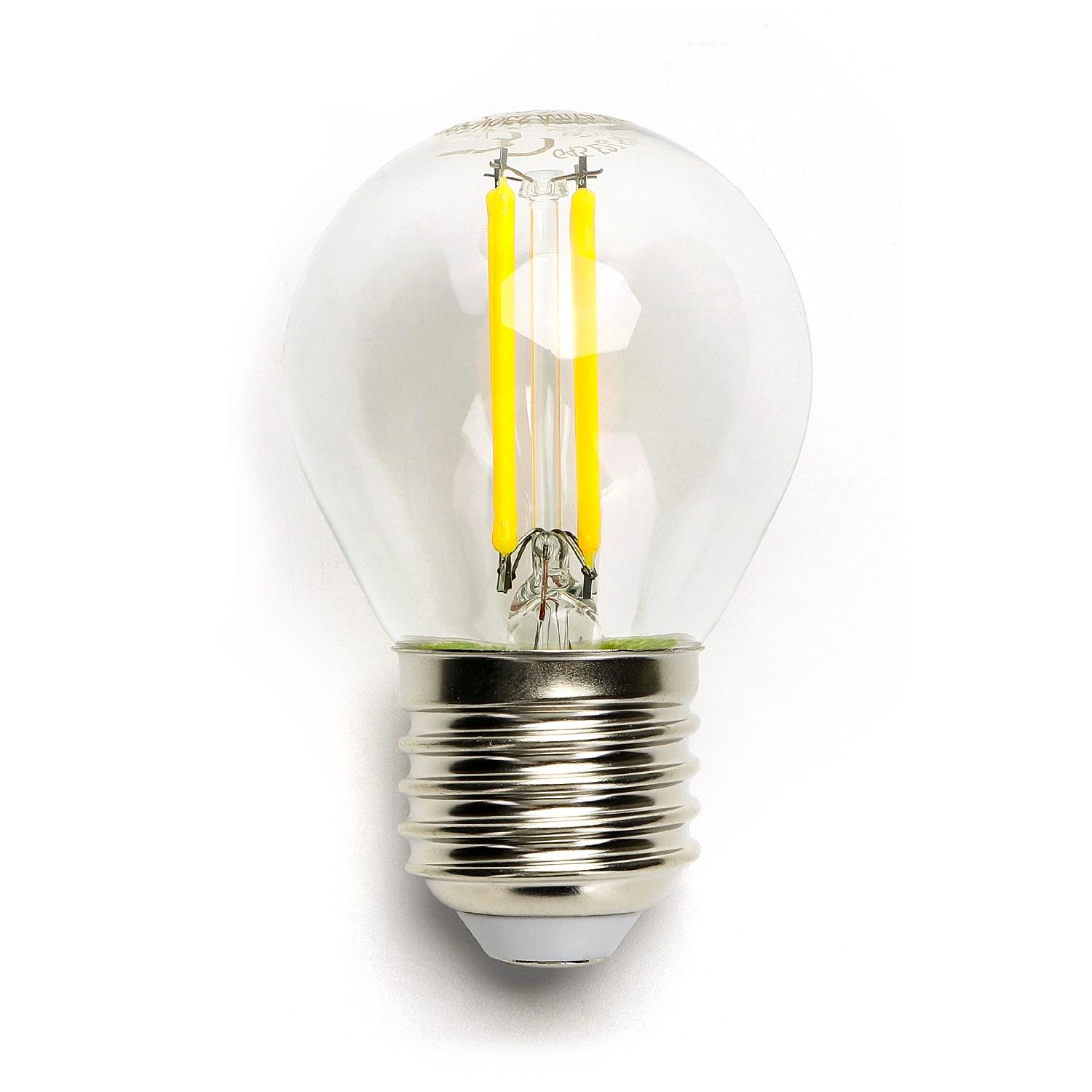 LED Filament Bulb (Clear) G45 E27 6W