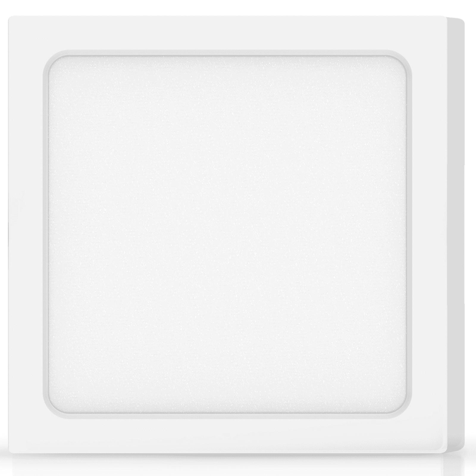 E6 LED  Surface-mounted Square Downlight 18W Natural Light