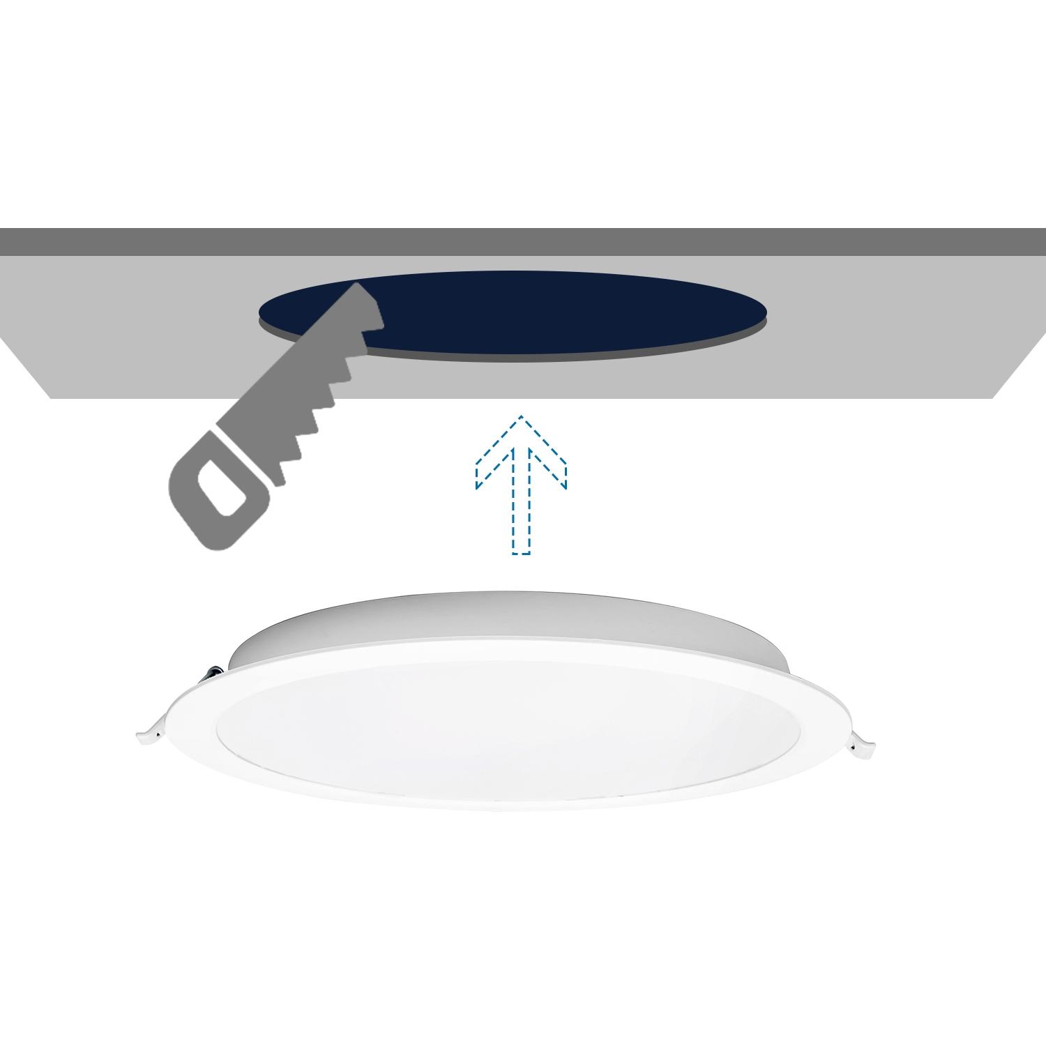 LED Flush-mounted Downlight 24W