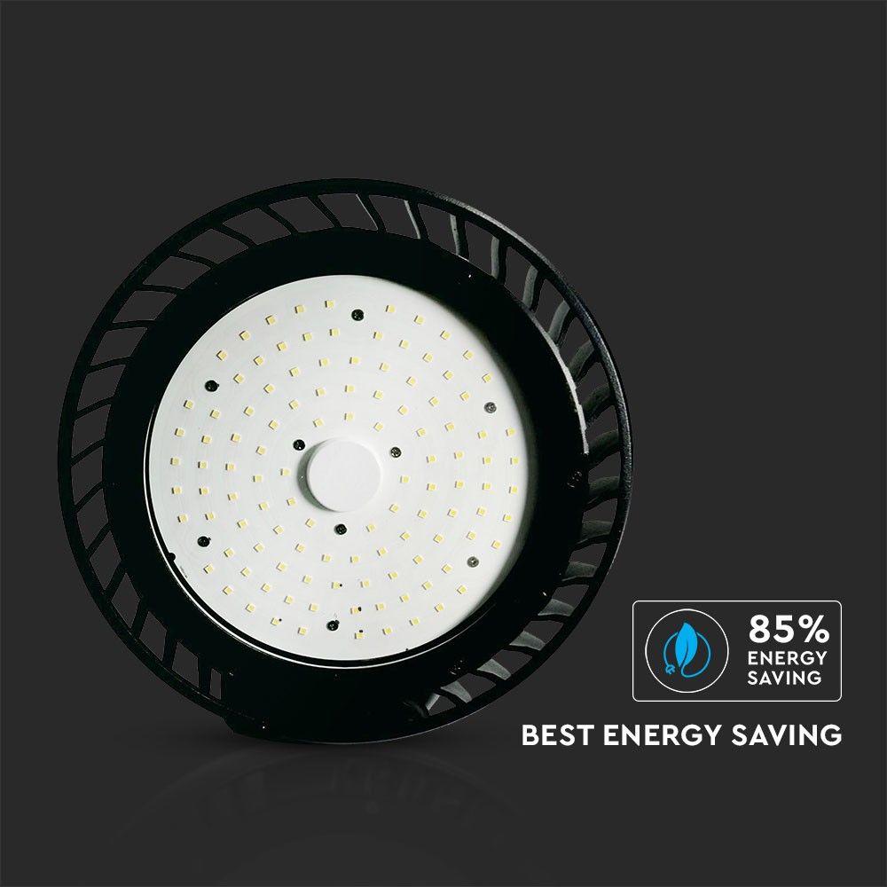 100W HIGHBAY LED, Zasilacz Samsung, Chip SAMSUNG, Barwa:5000K, Skuteczność: 120lm/W, Sterowanie 1-10, VTAC, SKU 20064