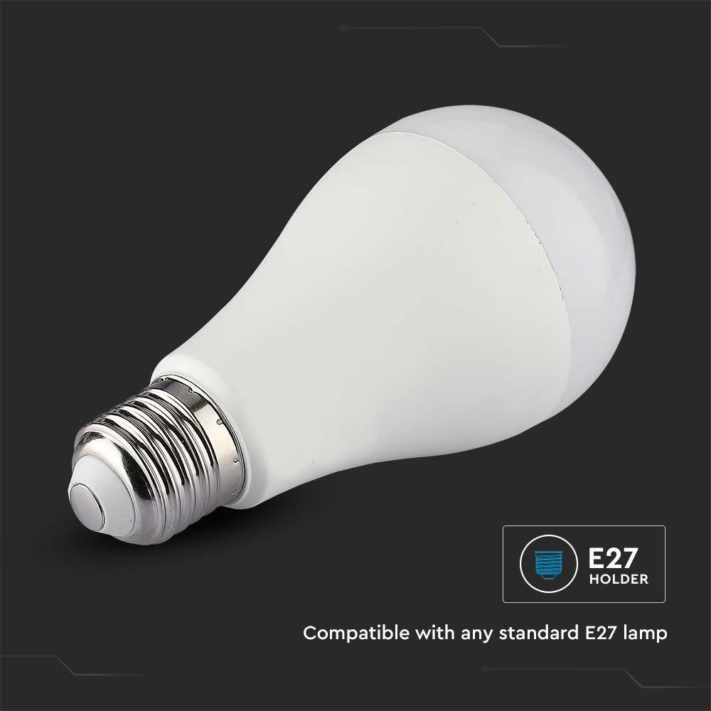 VT-5142 14W A65 BULB COMPATIBLE WITH AMAZON ALEXA & GOOGLE HOME RGB+2700K-6500K E27