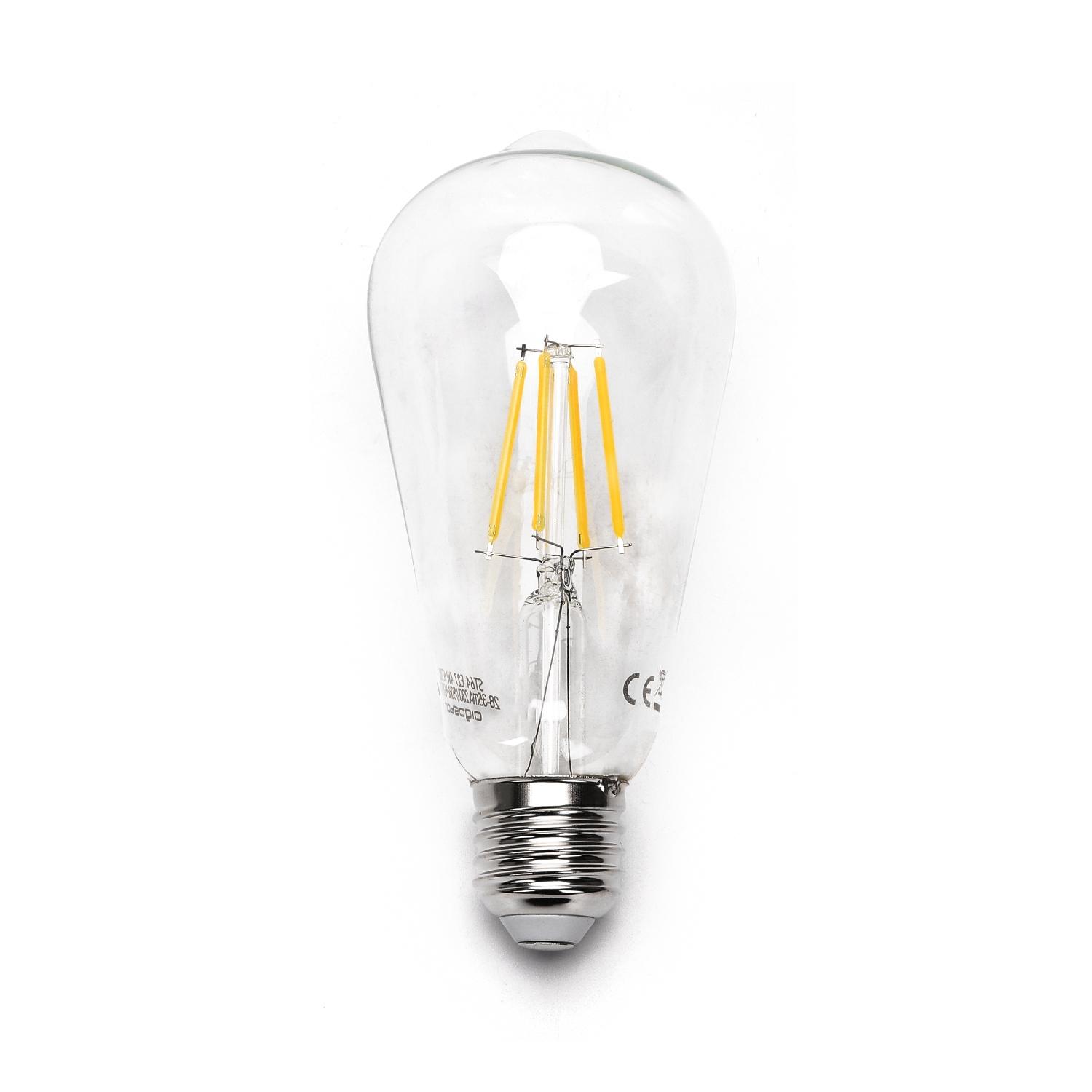 Żarówka LED Filament (Przezroczysta ST64 E27 4W(4W,480lm,E27,2700K)