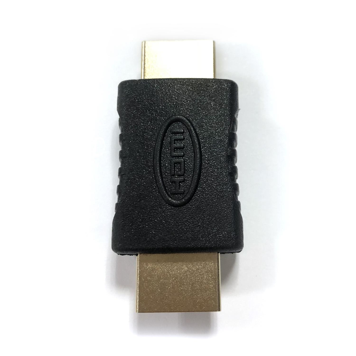 Adapter HDMI (męski na żeński) czarny