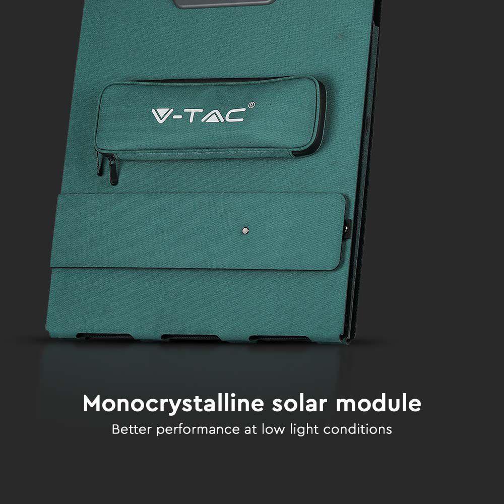 PORTABLE SOLAR PANEL T-10120 120W DEDICATED TO ENERGY BANKS , VTAC, SKU 11446