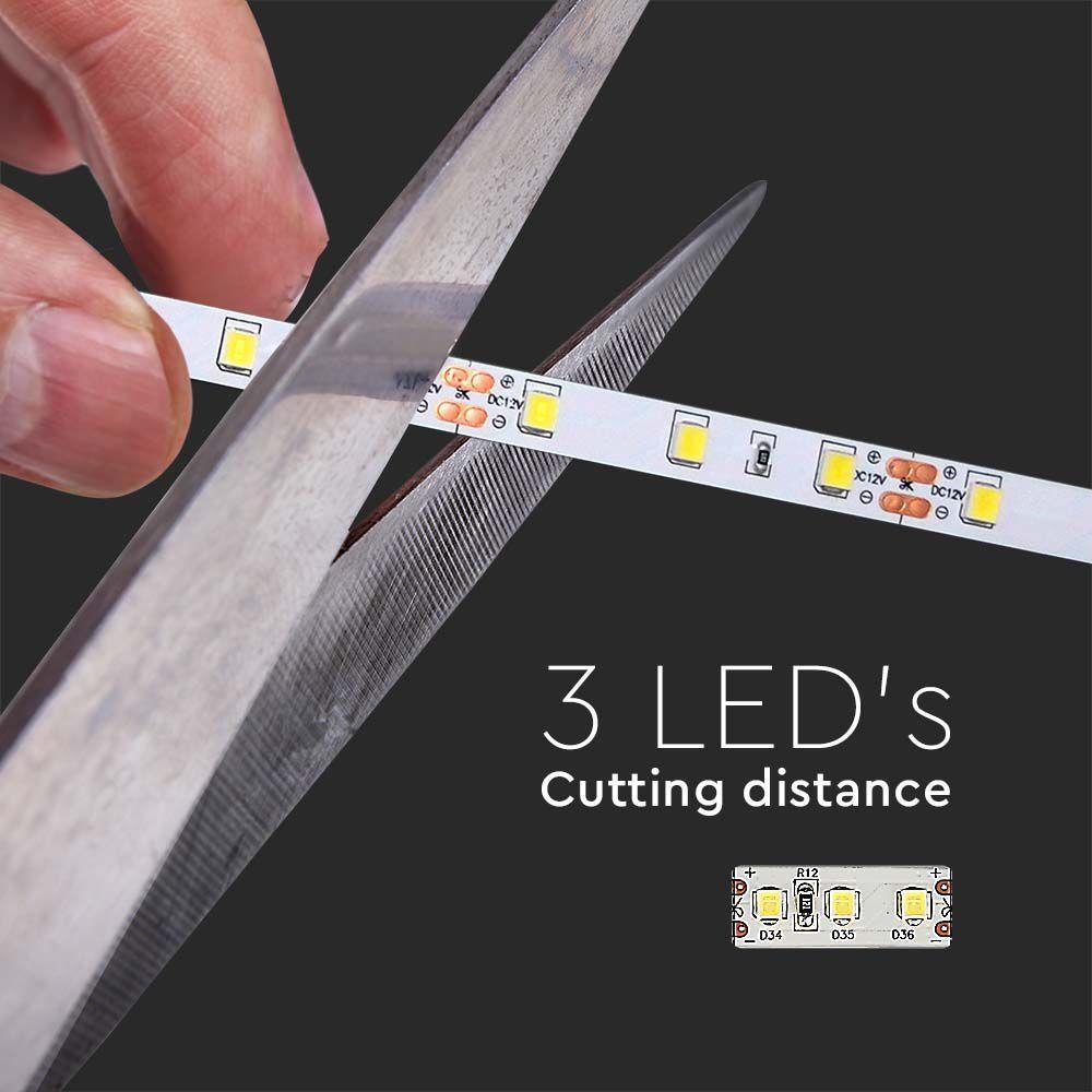 VT-4040 60 LED STRIP LIGHT 6400K IP20 12V(5M/ROLL)