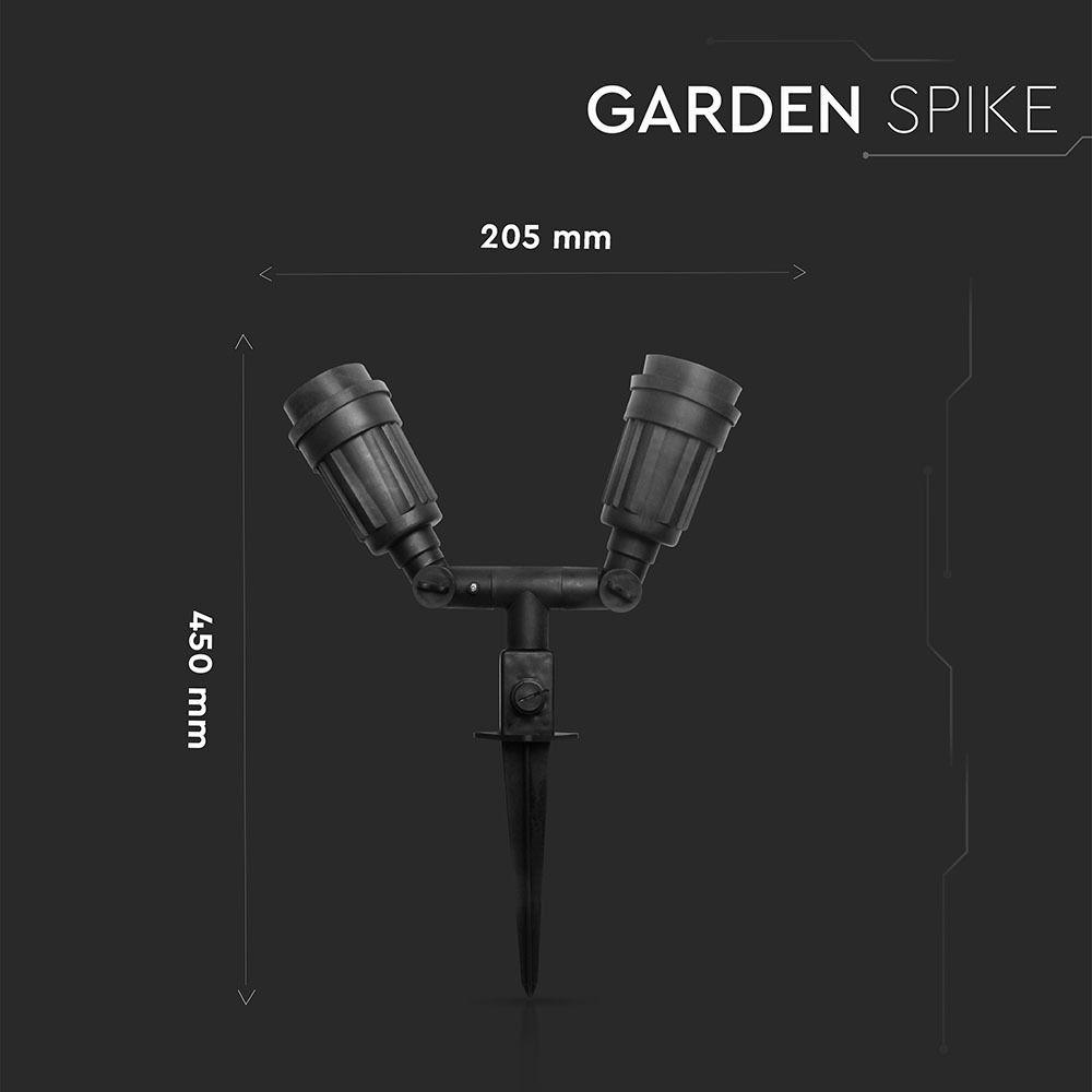 Oprawa ogrodowa SPIKE - 2xE27, IP44, VTAC, SKU 7045