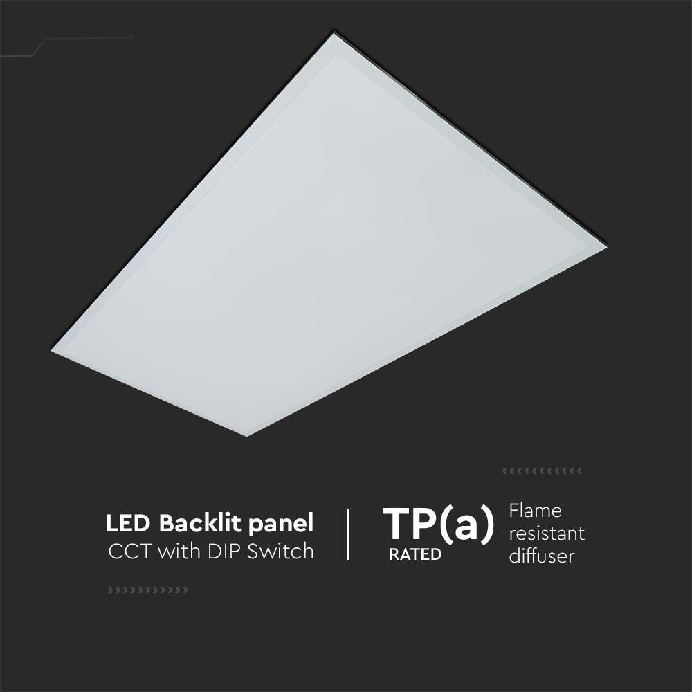 45W Panel LED 1200x600mm, Barwa:3w1, (120lm/W), VTAC, SKU 6977